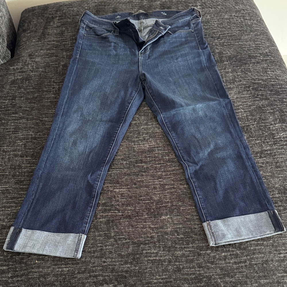 Liverpool Jeans Company Blue Ankle & Cropped Jeans